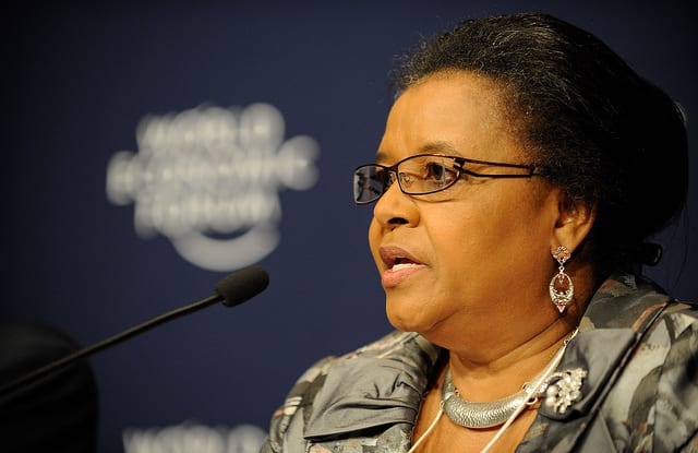 Edna Molewa, Minister of Water and Environmental Affairs of South Africa