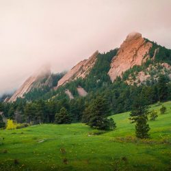 The Flatirons, located near Boulder, Colorado, where Wynn Bruce lived for 20 years. © Intricate Explorer from Unsplash